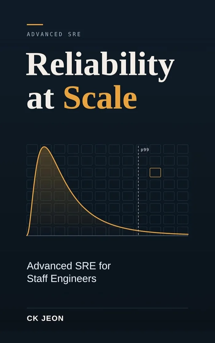 Cover of Reliability at Scale, Advanced SRE for Staff Engineers, by CK Jeon